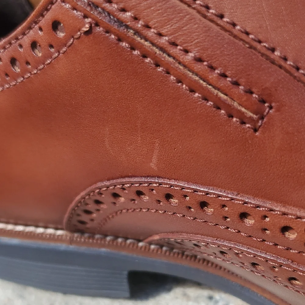 Rockport Total Motion Amalfi Wingtips Men's Tan Brogue Oxford Size 13 Wide